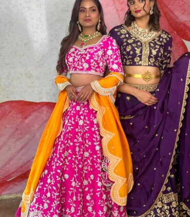 Professional show makeup and editorial hairstyling for a high-fashion photoshoot in Hyderabad by Makeover by Farhaa